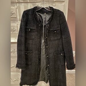 Chanel-ish black over coat